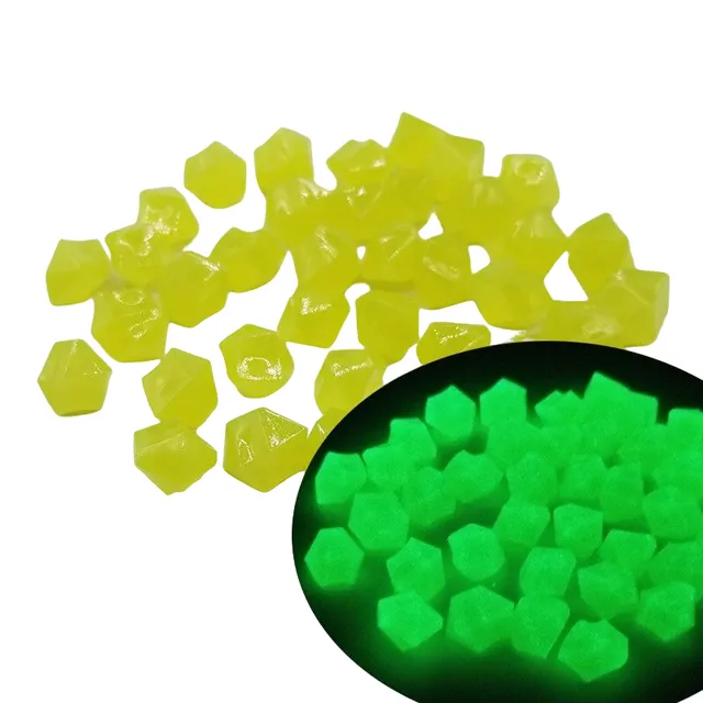 Decorative glowing stones 100 pcs