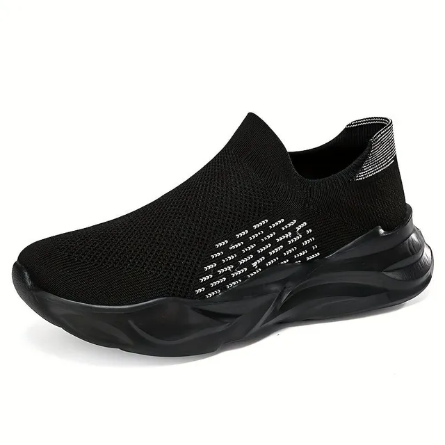 Men's breathable netted shoes - light and dampening shocks, for outdoor activities