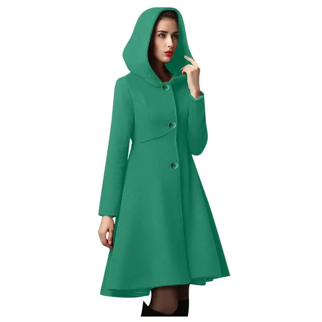 Manteau en laine d'hiver pour femme River green l