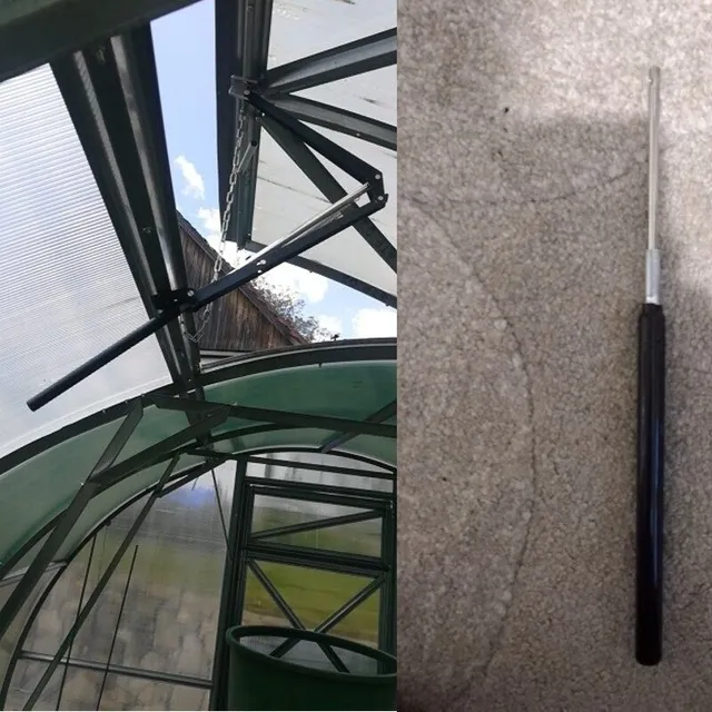 Piston to automatic greenhouse window opener