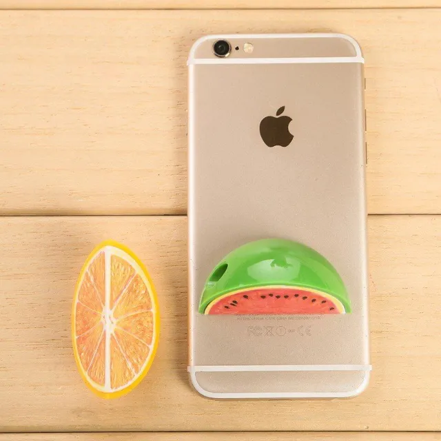 Stylish sharpener in the shape of cut fruit - random variant