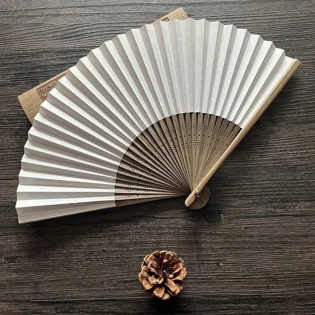 Obľúbený štýlový bambusový minimalistický japonský skladací ventilátor - viac variantov