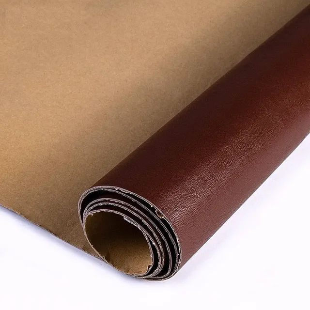 Self-adhesive PU leather for easy furniture repair