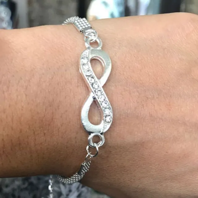 Ladies bracelet with infinity sign