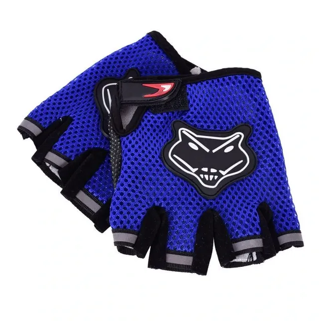 Men's cycling gloves with printing - 3 colors