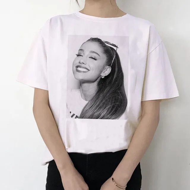 Tricou de damă de lux cu mâneci scurte - Ariana Grande