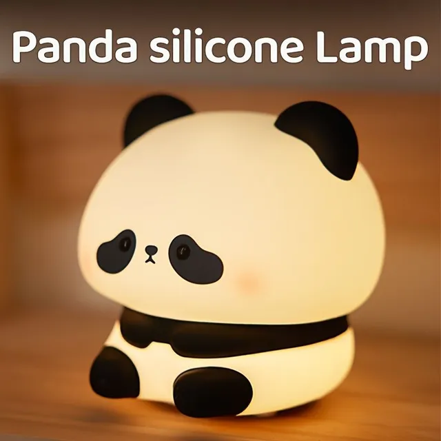 Night panda lamp - soft light for quiet sleep