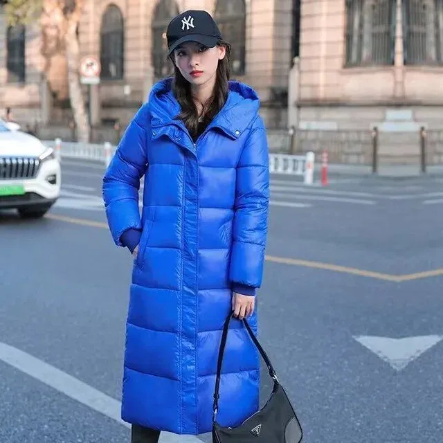 Women's winter warm waterproof long coat for women for cold days