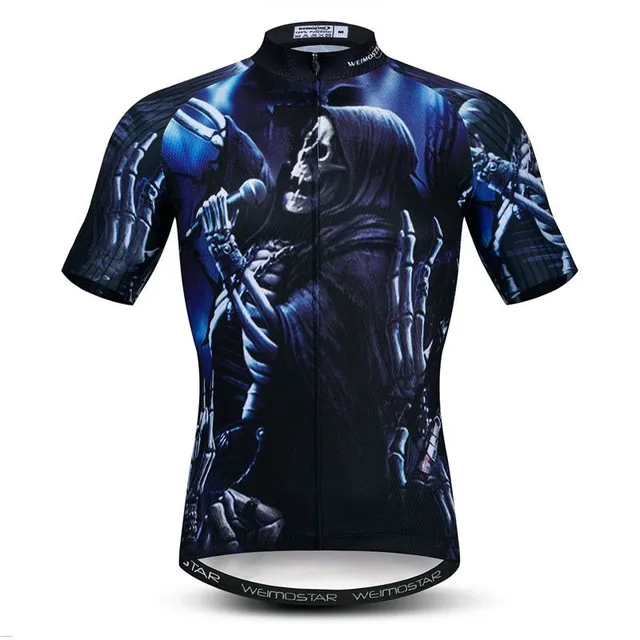 Men's cycling jersey with different motifs