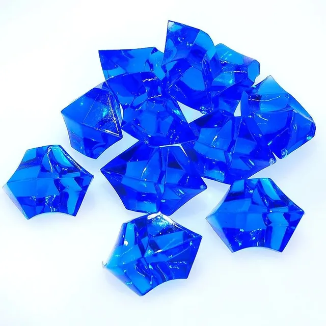 Acrylic crystal gemstones for the decoration of aquariums and vases