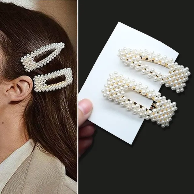 Dámské vintage perlové sponky do vlasů 2 k