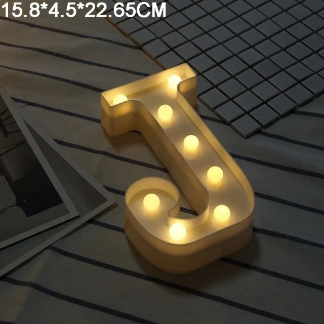 LED light letters