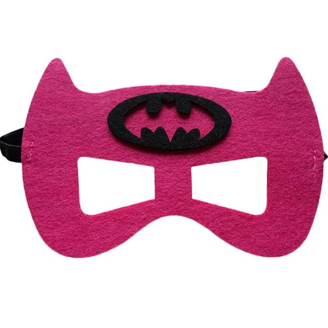 Maska karnawałowa dla dzieci z nadrukiem Batmana i innych 5