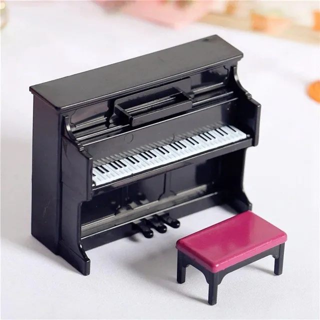 Wooden piano for doll