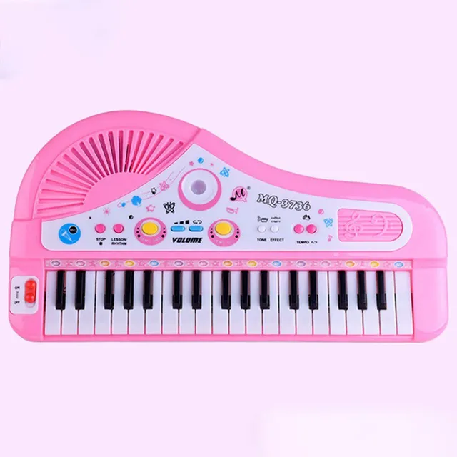 Children's Piano with Microphone and Belongers
