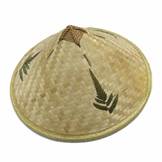 Čínsky bambusový retro klobúk