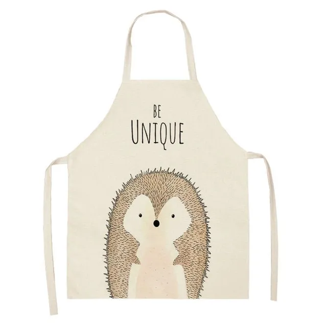 Kitchen apron with cute motif