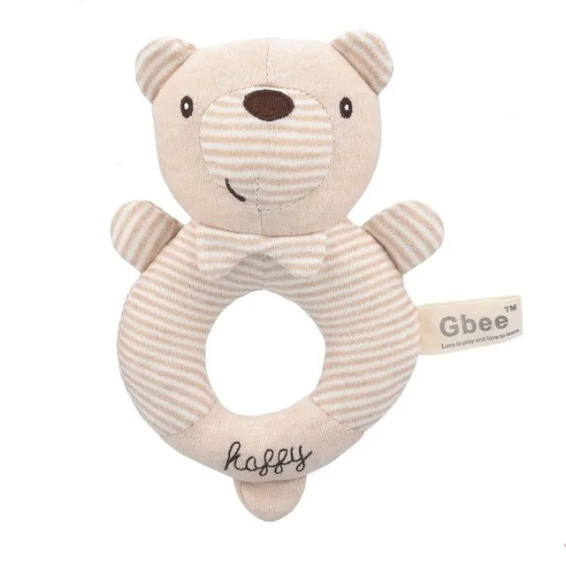 Children's educational toys for babies - stuffed spiral for egg or stroller Bear E