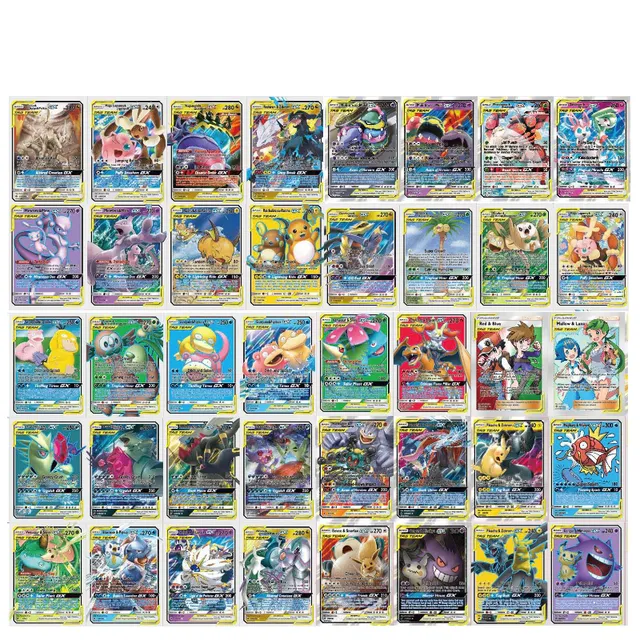 Gyűjthető fényes Pokémon kártyák - 20/50/60 db