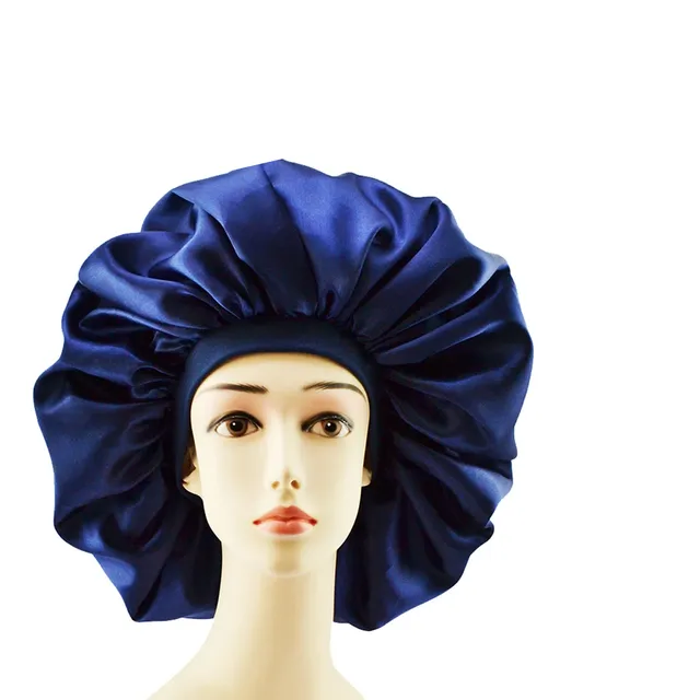 Luxusná čiapka na vlasy z saténového materiálu - niekoľko variantov farieb a strihu