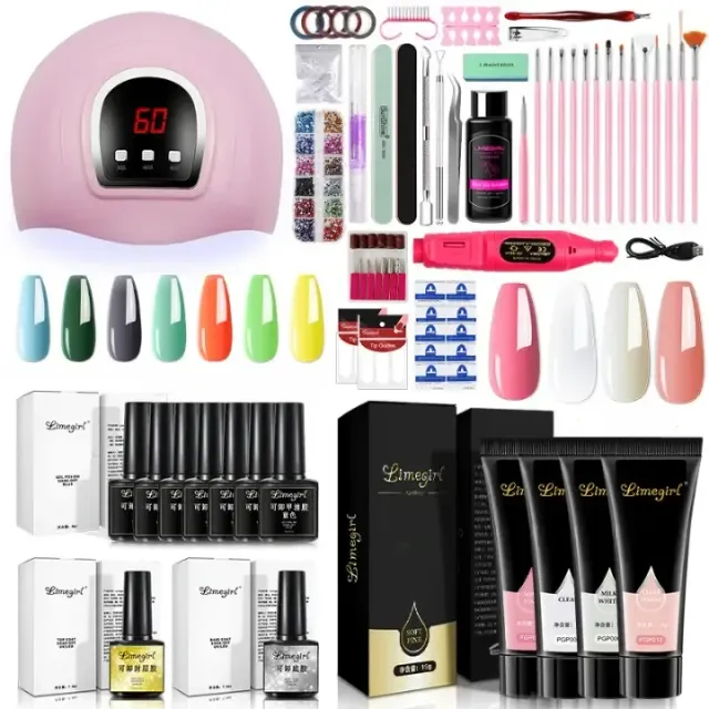 Set for gel nails with UV/LED lamp J286