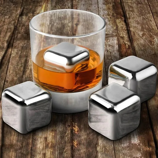 Cuburi de gheață din oțel inoxidabil pentru băuturi