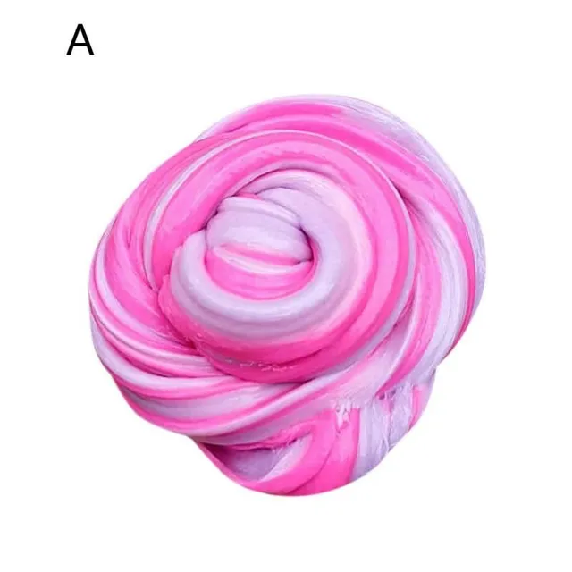 Colourful anti-stress slime