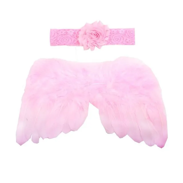 Girl's set to shoot angel wings and Stevie's headband 7