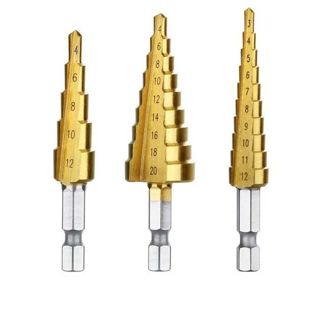 HSS scale drill with titanium coating