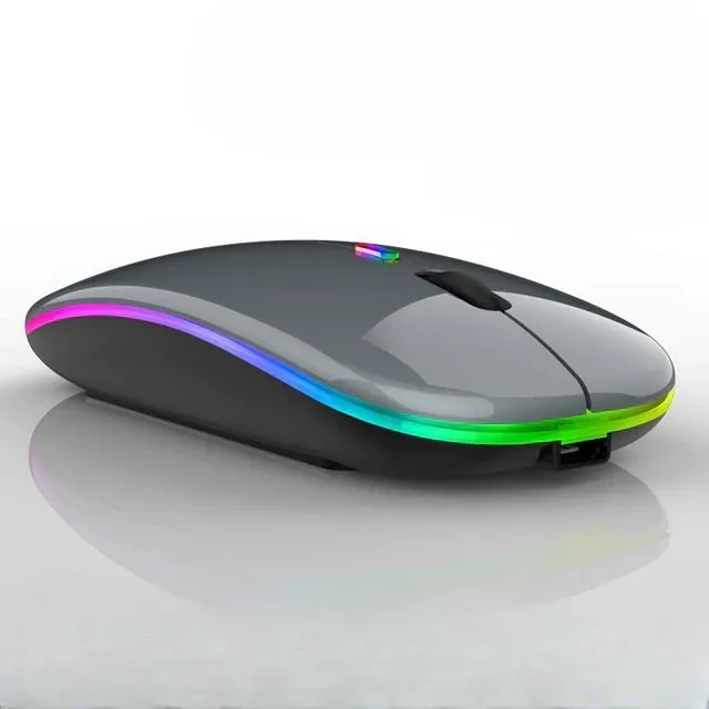 Stylowa bezprzewodowa mysz z oświetleniem LED