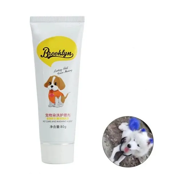 Hair color for dogs and cats Hair coloring cream 80 g Pets accessories