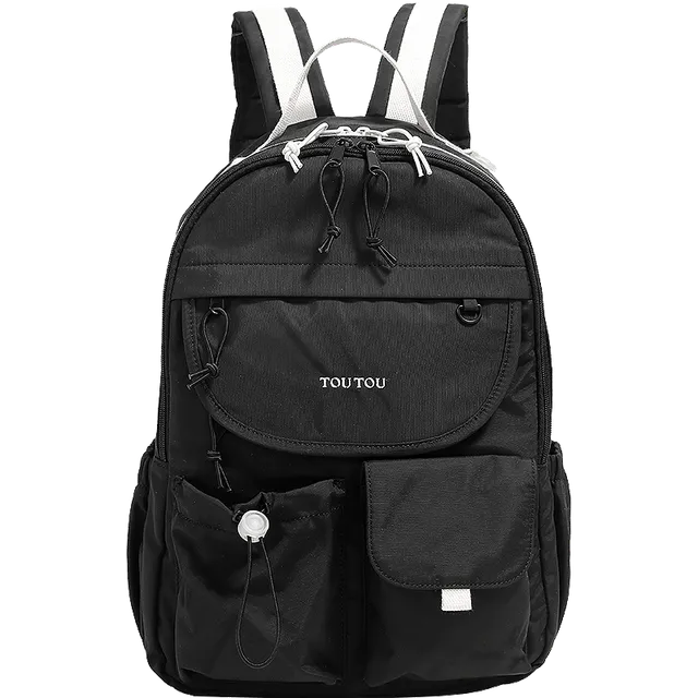 Travel spacious backpack with many pockets