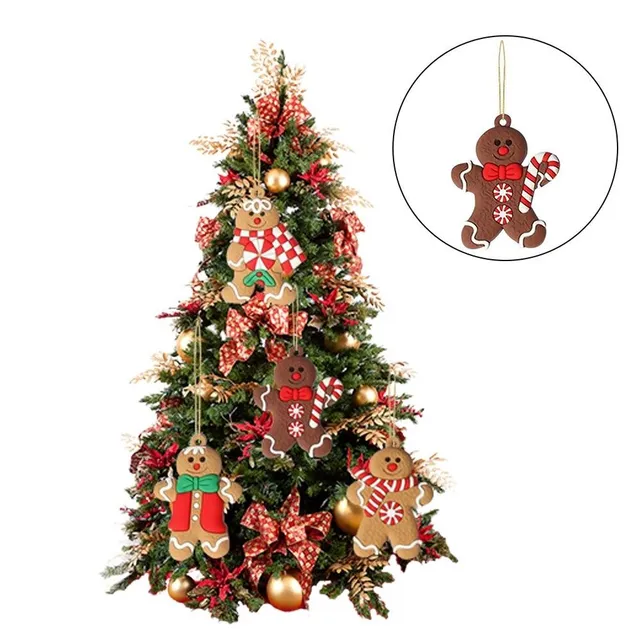 Ornament de Crăciun din turtă dulce 12 bucăți