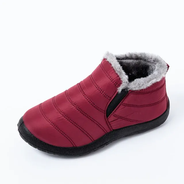 Unisex fashion winter ankle boots with plush inside