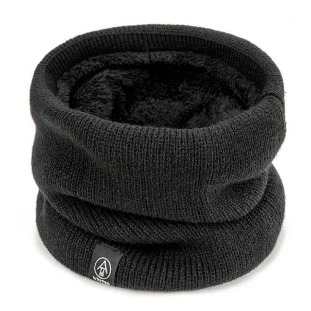 Children's winter neck warmer D15 cierna