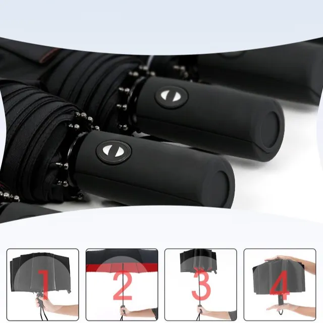 Automatic folding umbrella in various colors
