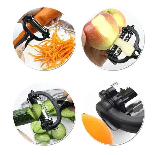 Multifunctional swivel scraper 3 in 1