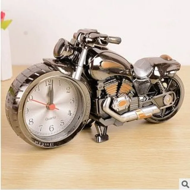 Alarm clock in the form of a motorbike