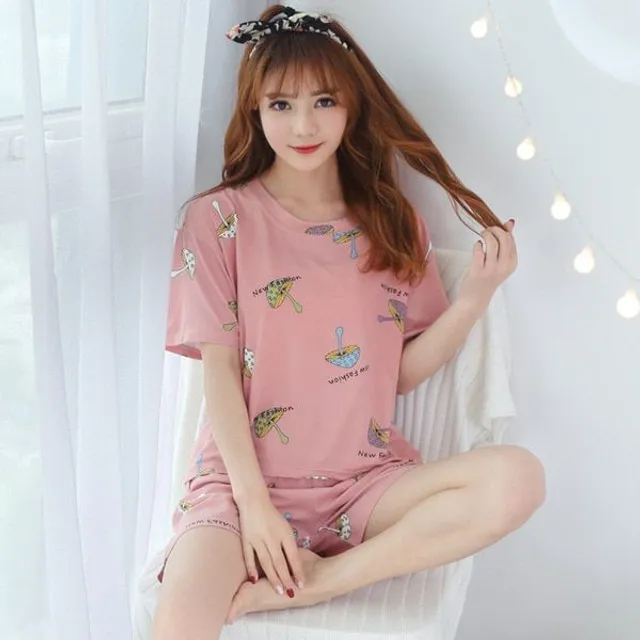 Women's cute pajamas - set 2 pieces