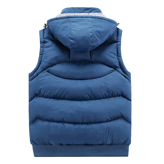 Men's winter vest with hood - 4 colours