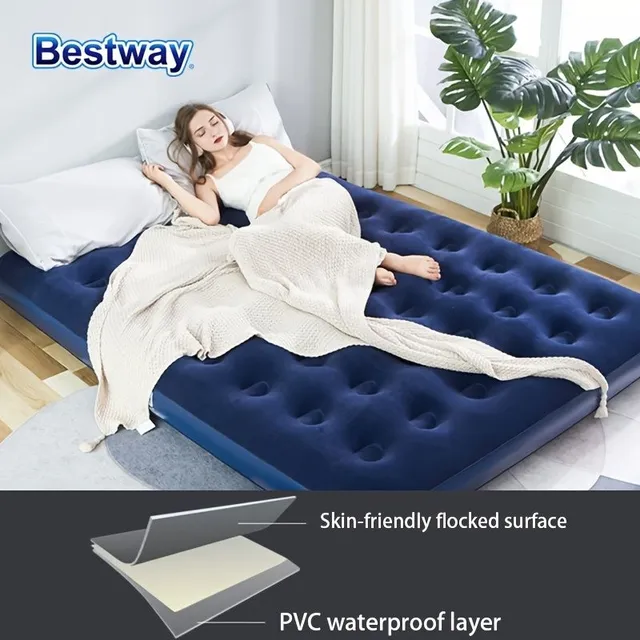 1ks Soft Air Mattress, Wet Washer To Stan, Prenosné Air Bed for Travel, Kemping, Domáce použitie