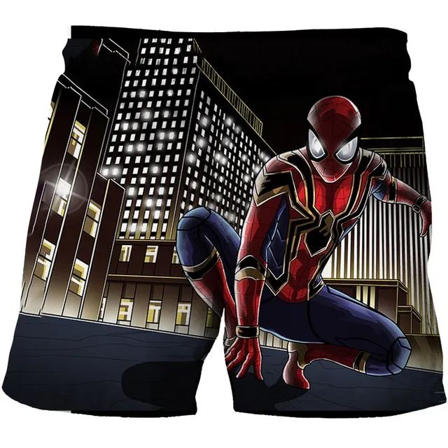 Modern comfortable shorts for kids with the popular Marvel superheroes Berg DK-040141 11 let