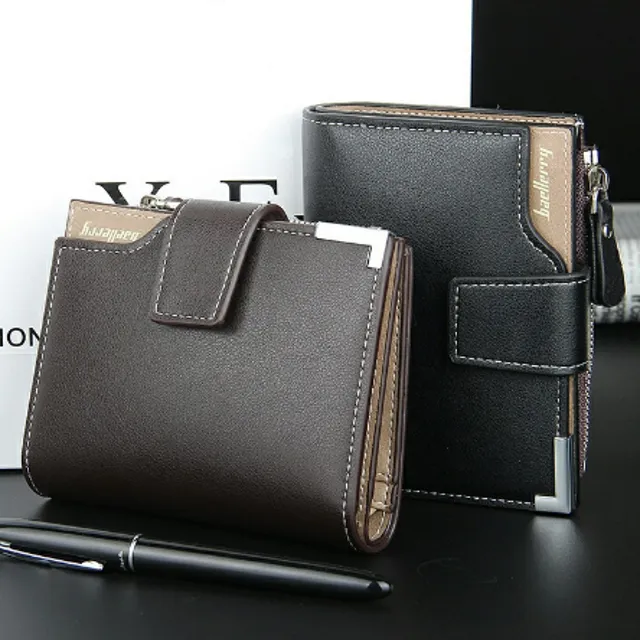 Men's PU leather wallet - 2 colours