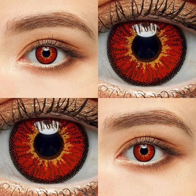 Barevné kontaktní oční čočky - 1 pár