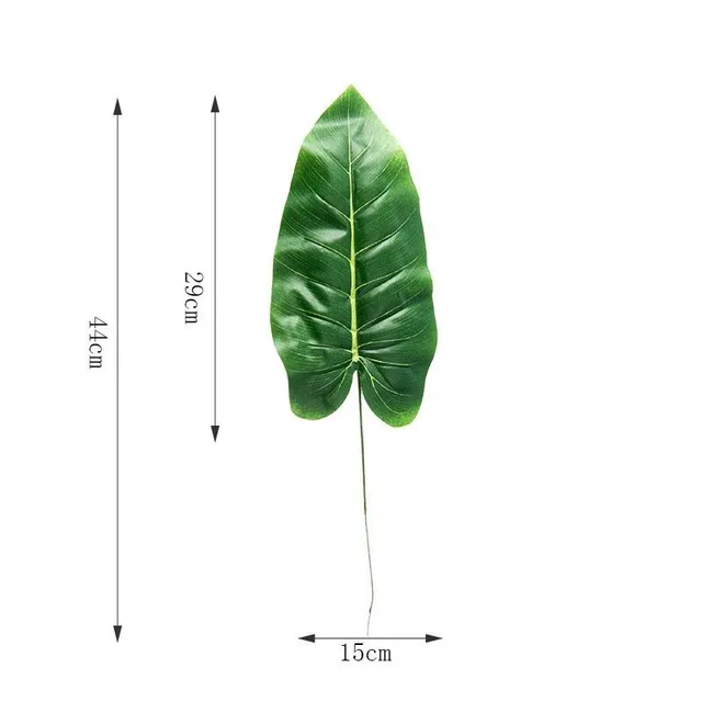 Artificial decorative leaves for vase