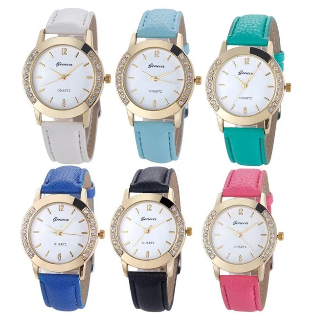 Women's elegant watch with stones