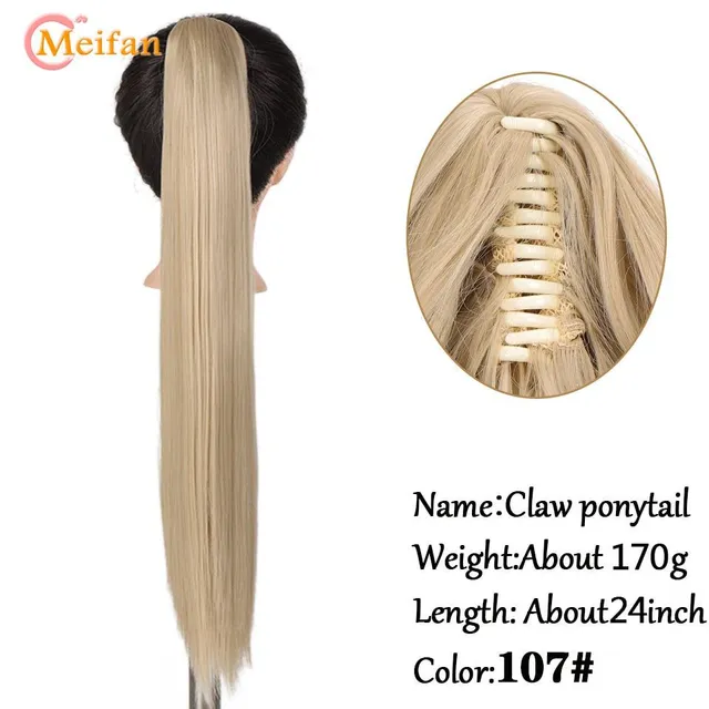 Rövid Wavy Claw Conytail Clip A haj kiterjesztései Fekete Barna Pony Tail Clip In Hair Tail Natural Fake Hair Extensions