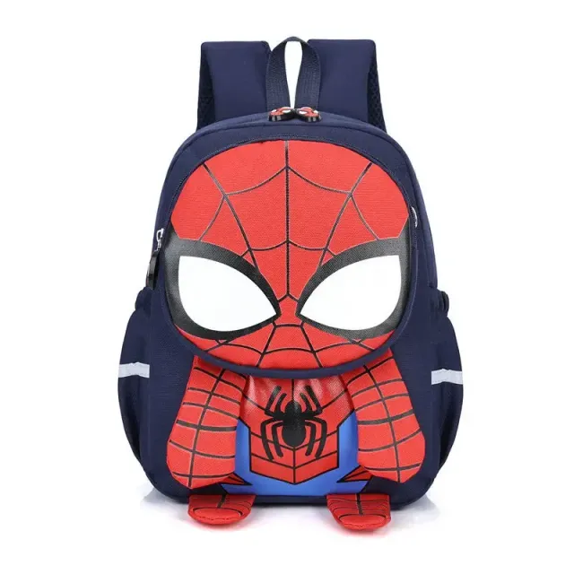 Deti roztomilý batoh na výlety zdobené obľúbenými Spider-man