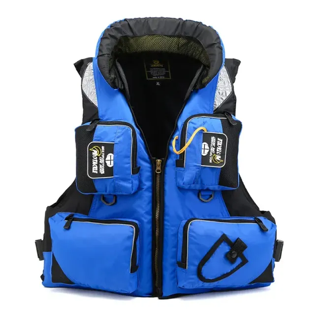 Rescue vest for adults with adjustable lift for water sports