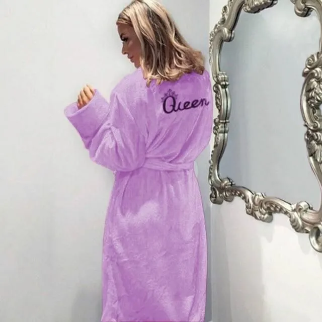 Casual ladies dressing gown